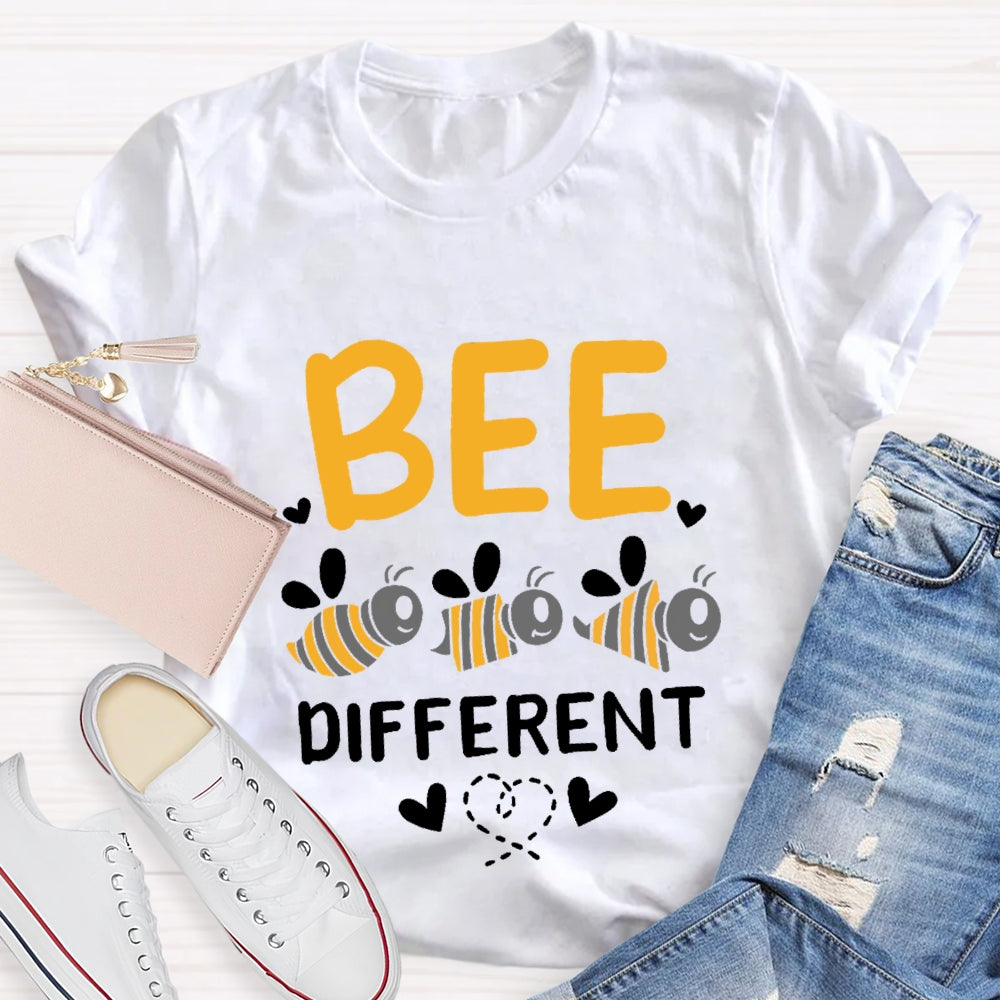 Bee Different Cartoon T-shirt