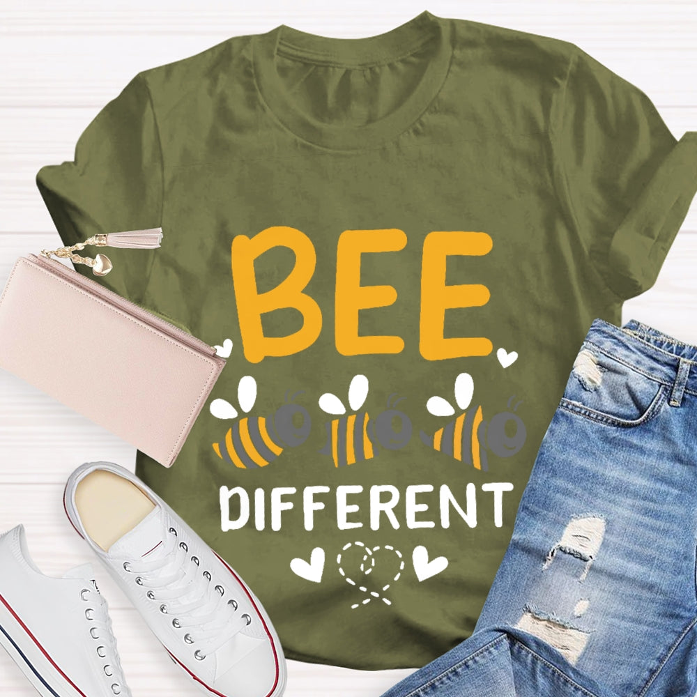 Bee Different Cartoon T-shirt