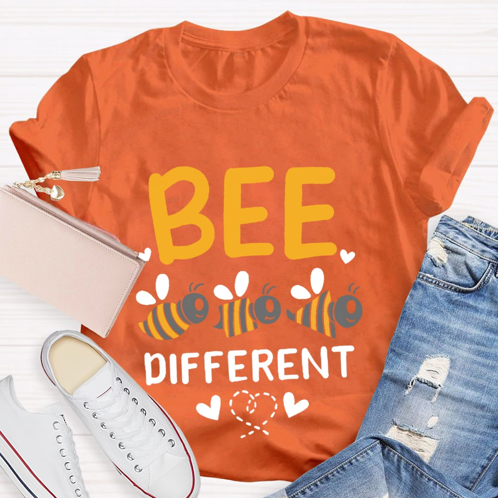 Bee Different Cartoon T-shirt