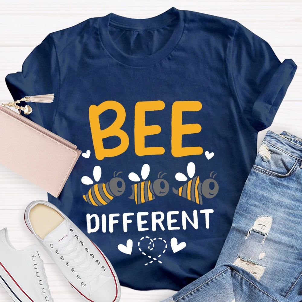 Bee Different Cartoon T-shirt