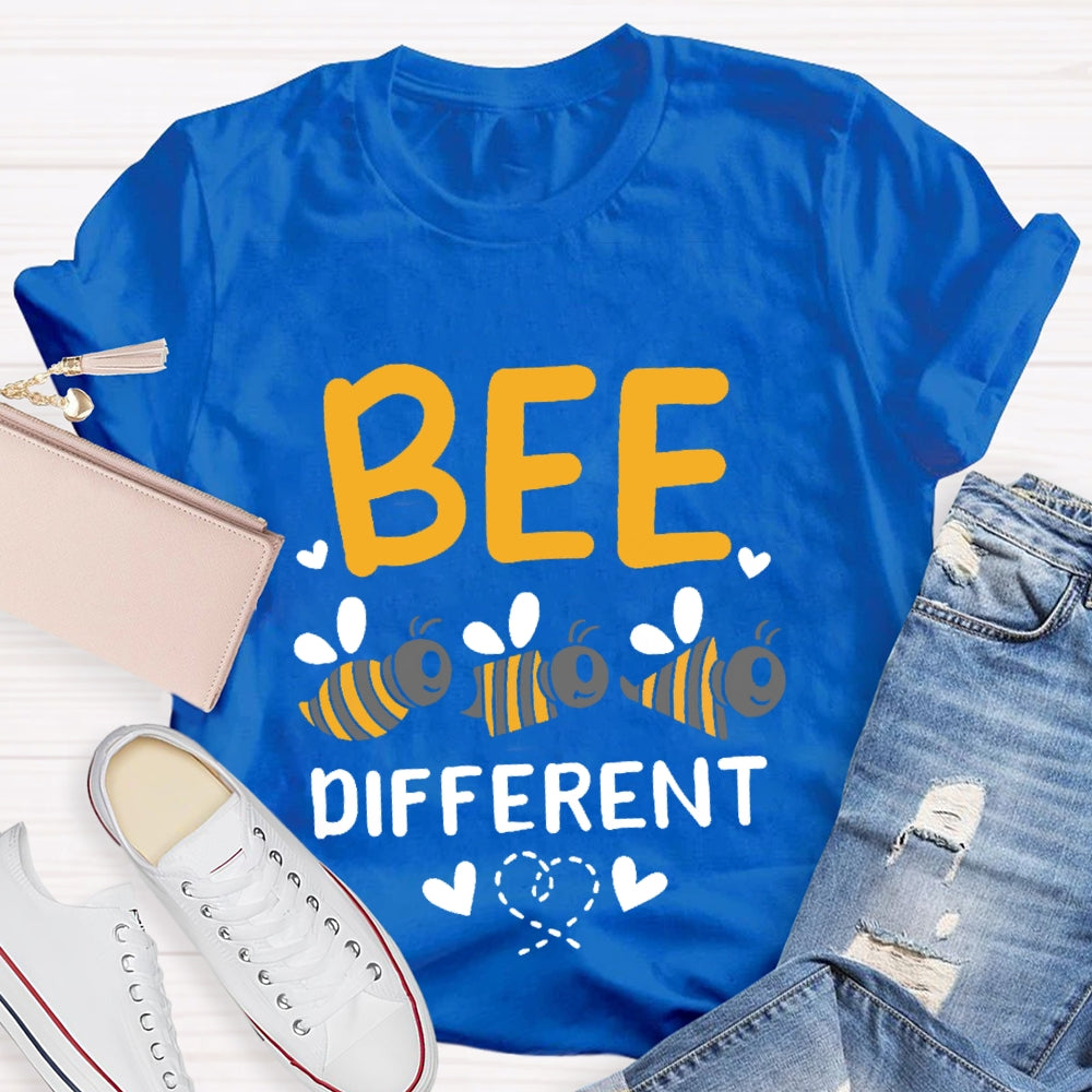 Bee Different Cartoon T-shirt
