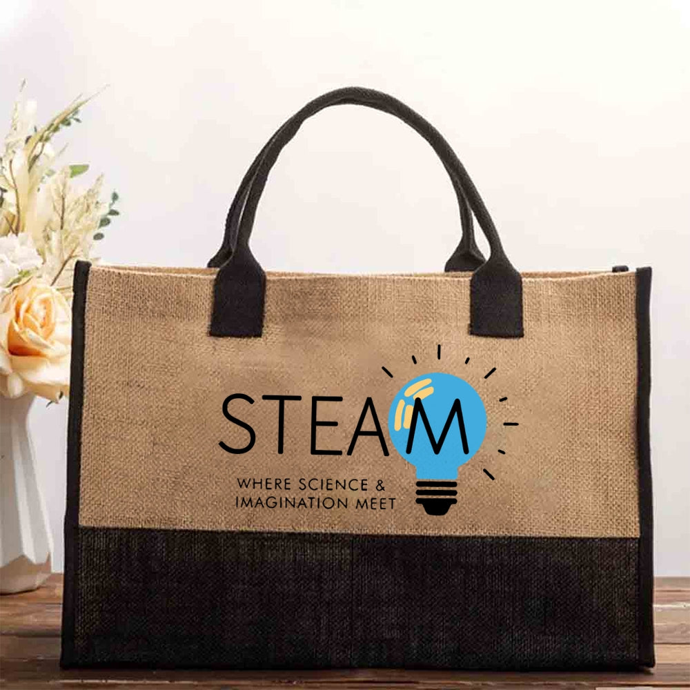 STEAM Teacher Cotton Tote Bag