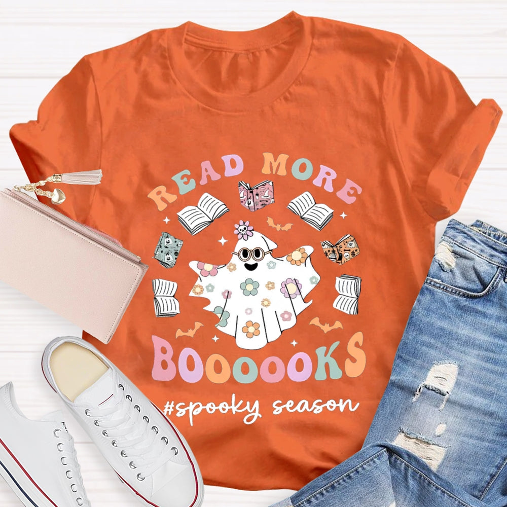 Read More Books Teacher Halloween Shirt