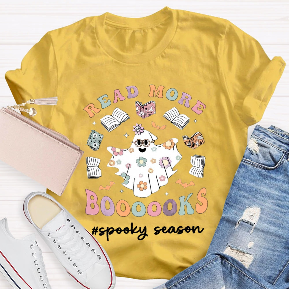 Read More Books Teacher Halloween Shirt