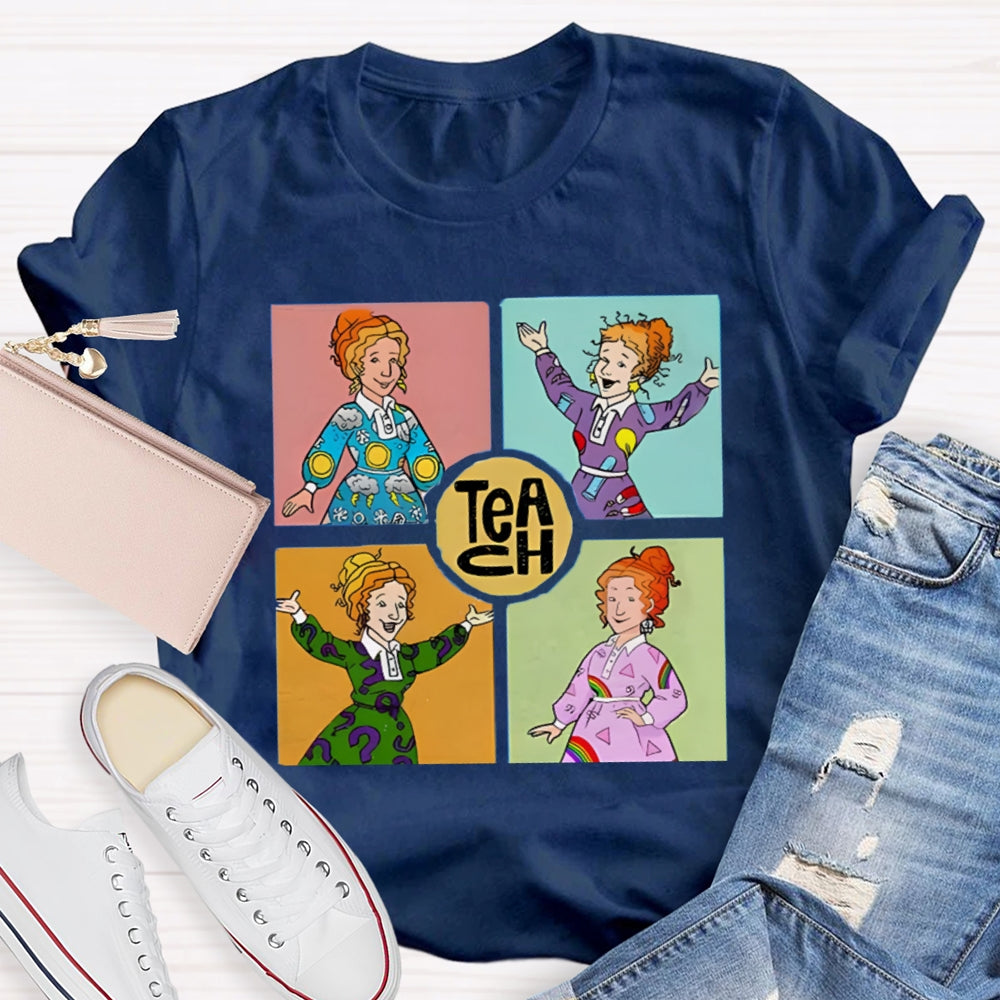Teach Magic School Bus Teacher T-Shirt