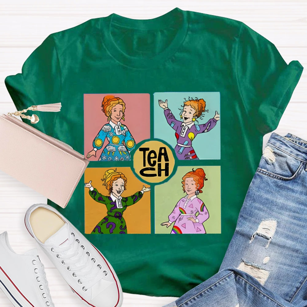 Teach Magic School Bus Teacher T-Shirt