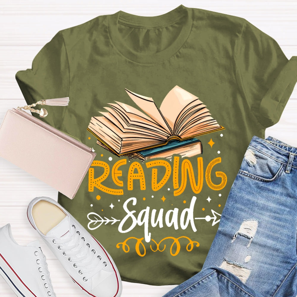 Reading Squad Books T-shirt