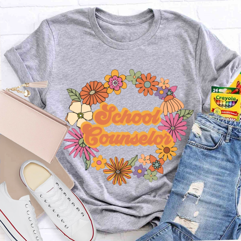 School Counselor Letters T-shirt