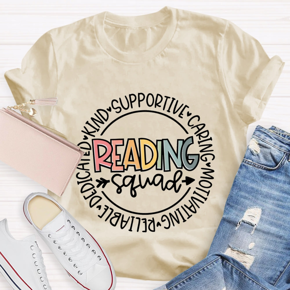 Reading Squad Kind Supportive T-Shirt