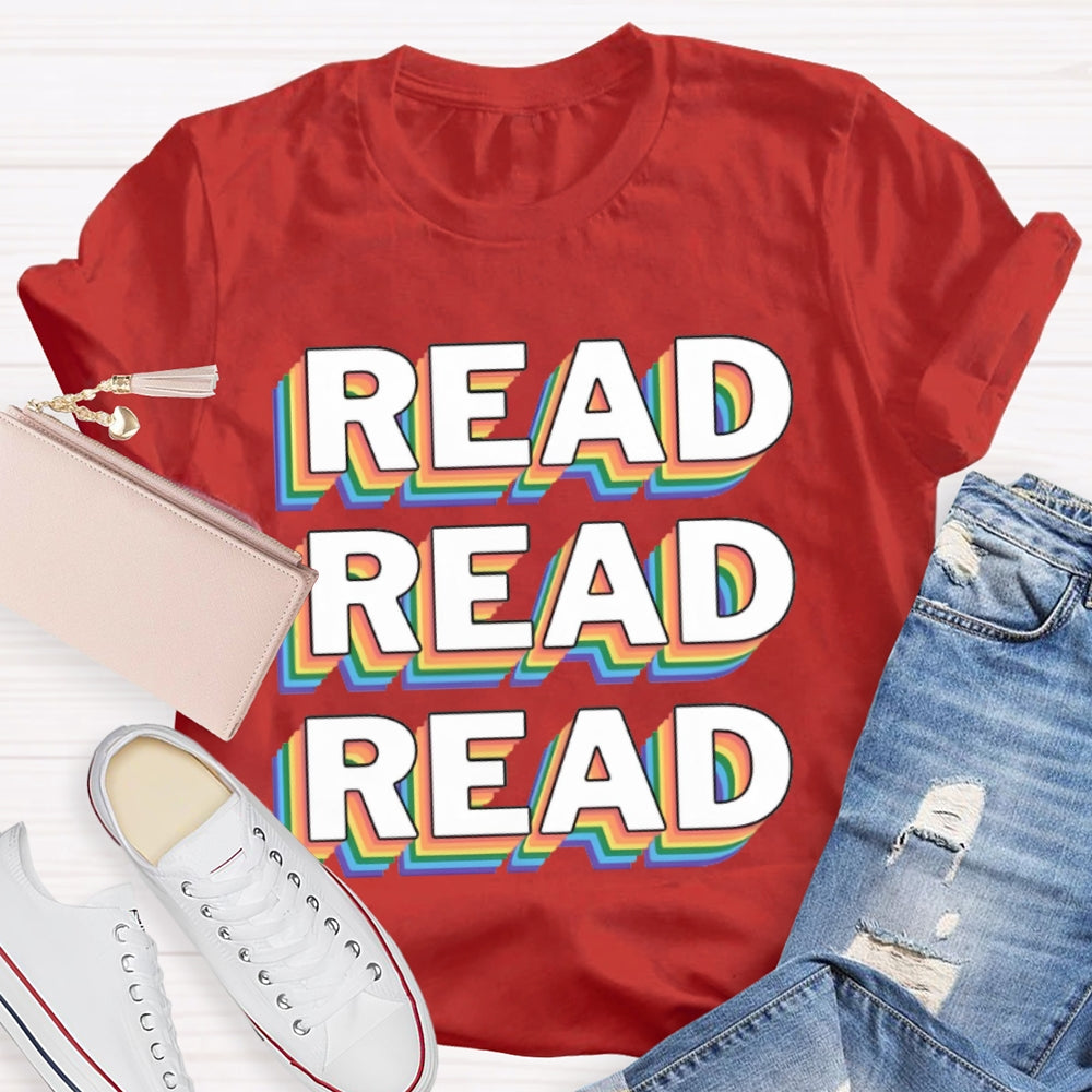 Read Overlapping Letters T-shirt