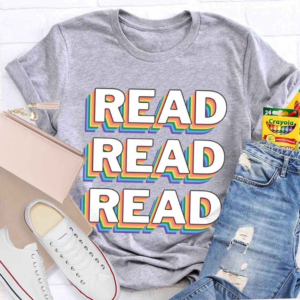Read Overlapping Letters T-shirt