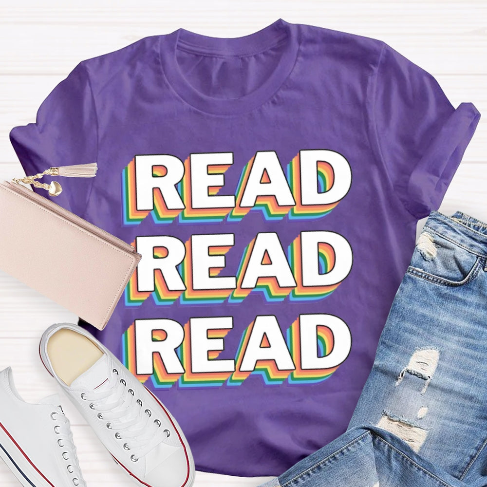 Read Overlapping Letters T-shirt