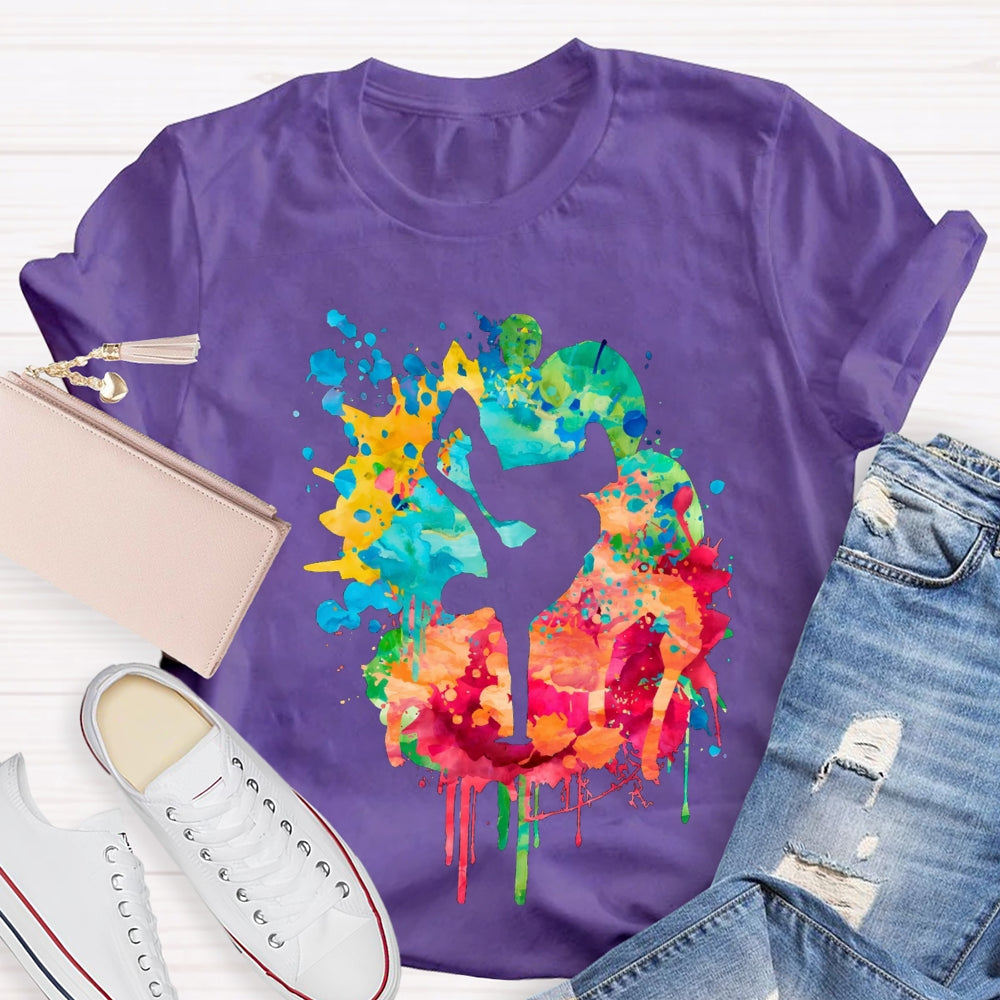 Jumping Dance Posture T-shirt