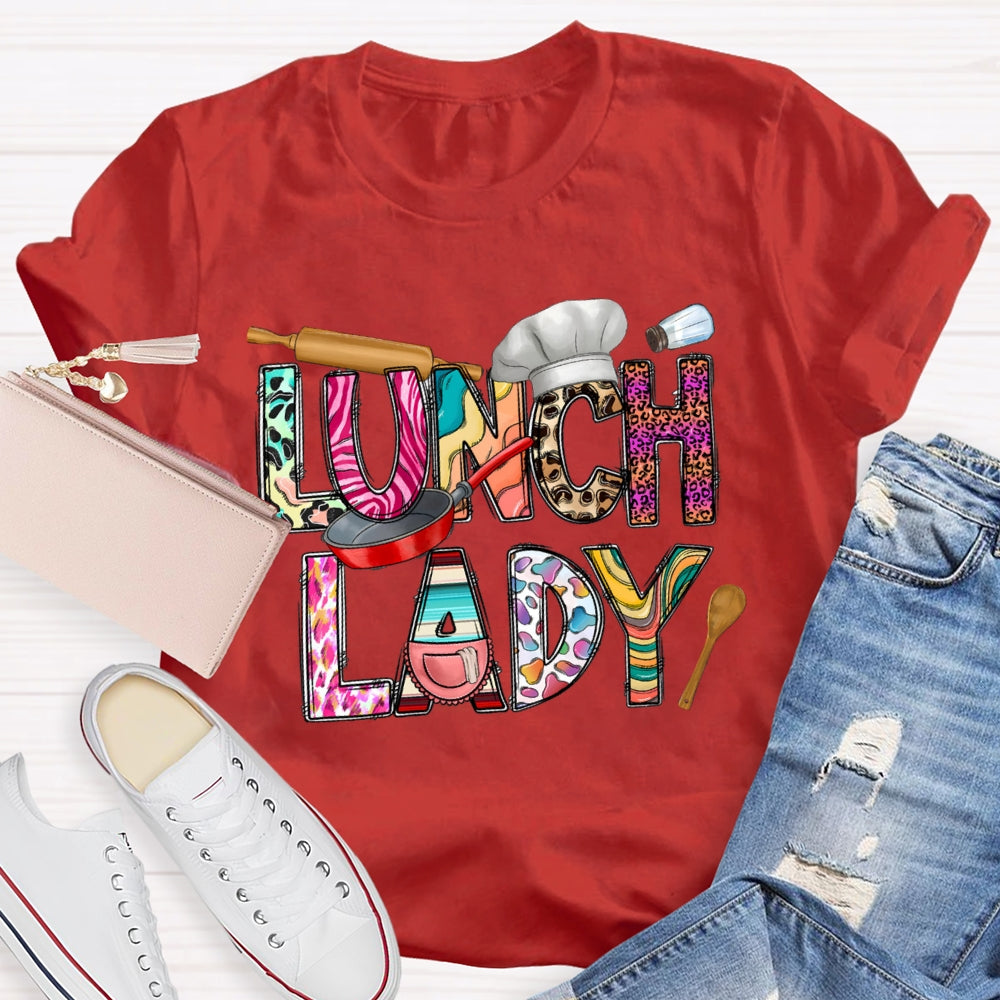 Lunch Lady Interesting Kitchenware T-shirt