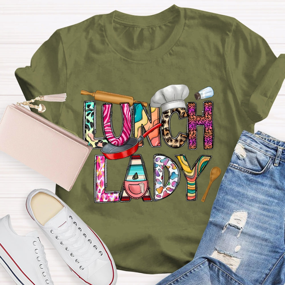 Lunch Lady Interesting Kitchenware T-shirt