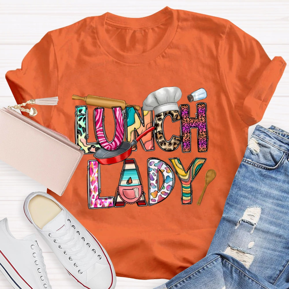 Lunch Lady Interesting Kitchenware T-shirt