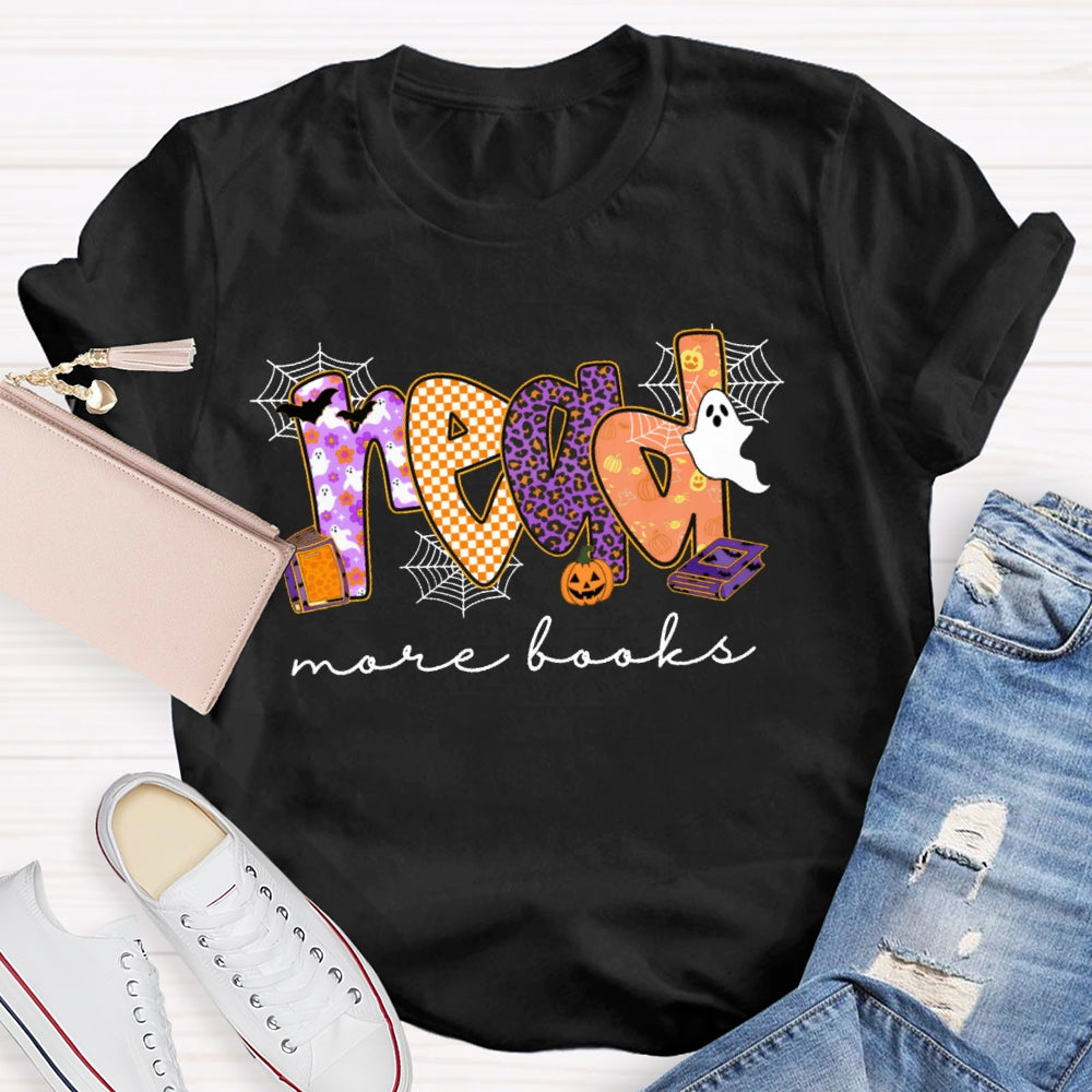 Read More Books Halloween Funny T-shirt