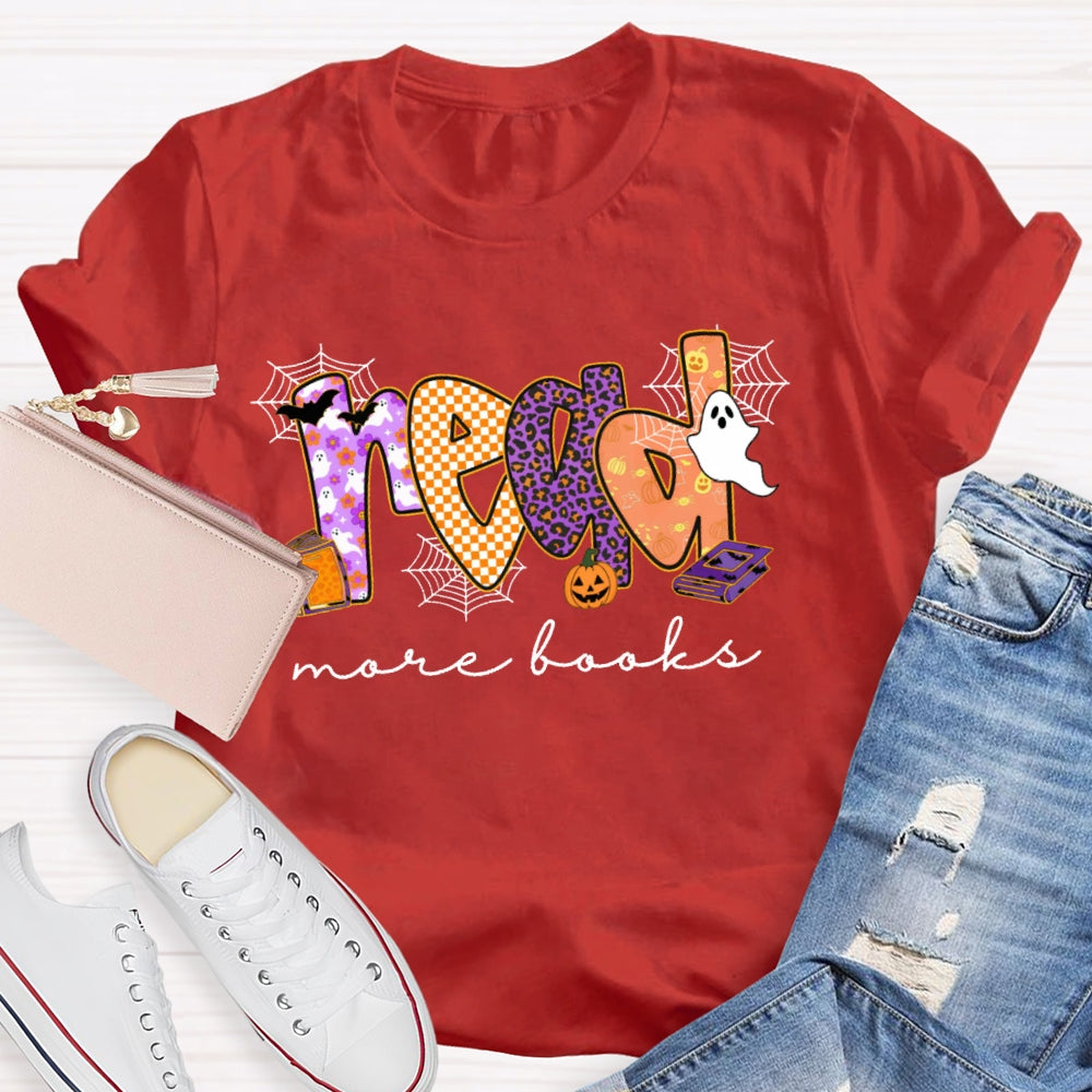 Read More Books Halloween Funny T-shirt