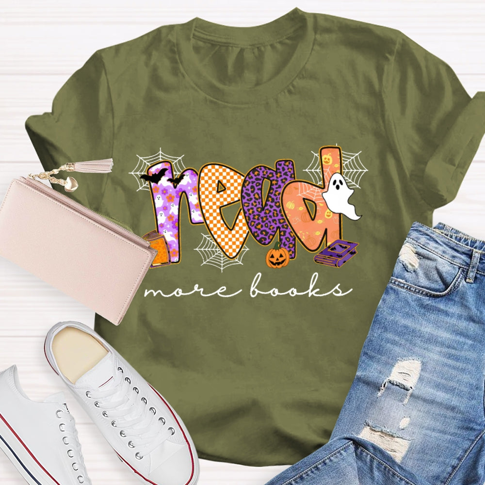 Read More Books Halloween Funny T-shirt