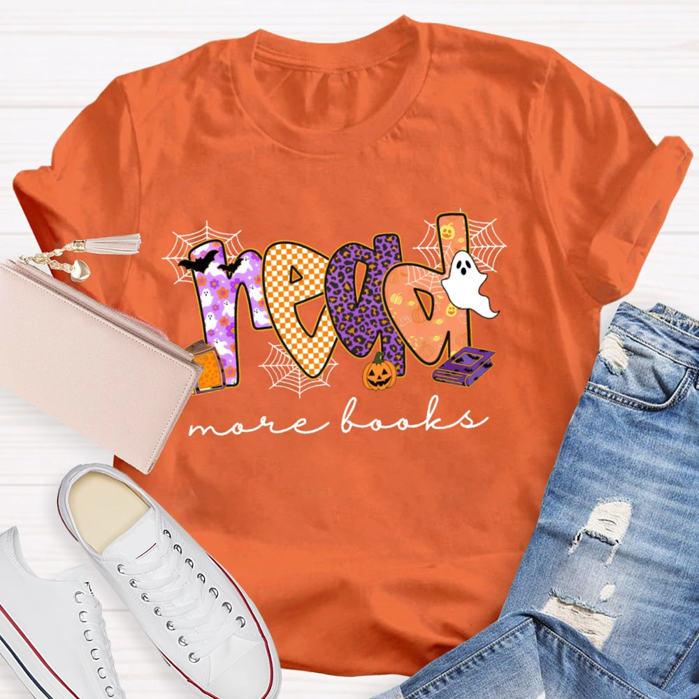 Read More Books Halloween Funny T-shirt