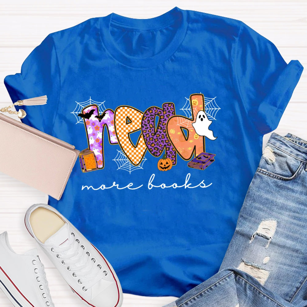 Read More Books Halloween Funny T-shirt