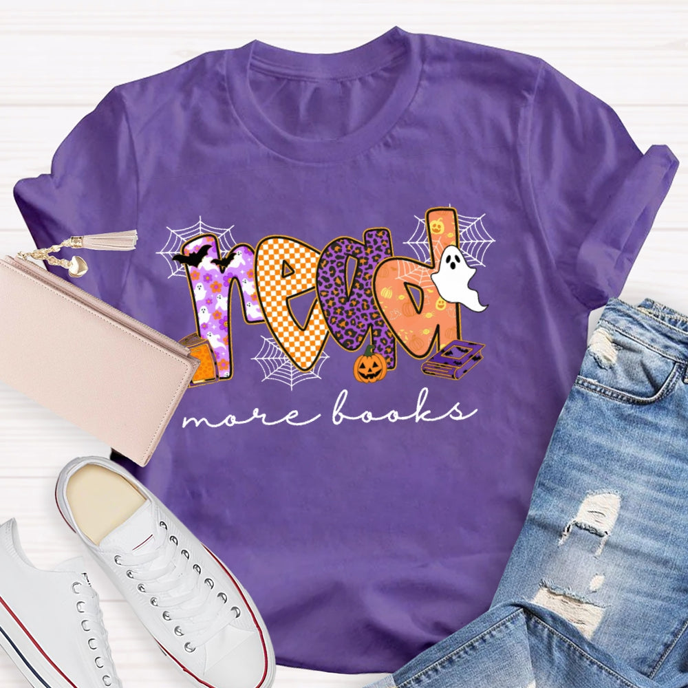 Read More Books Halloween Funny T-shirt