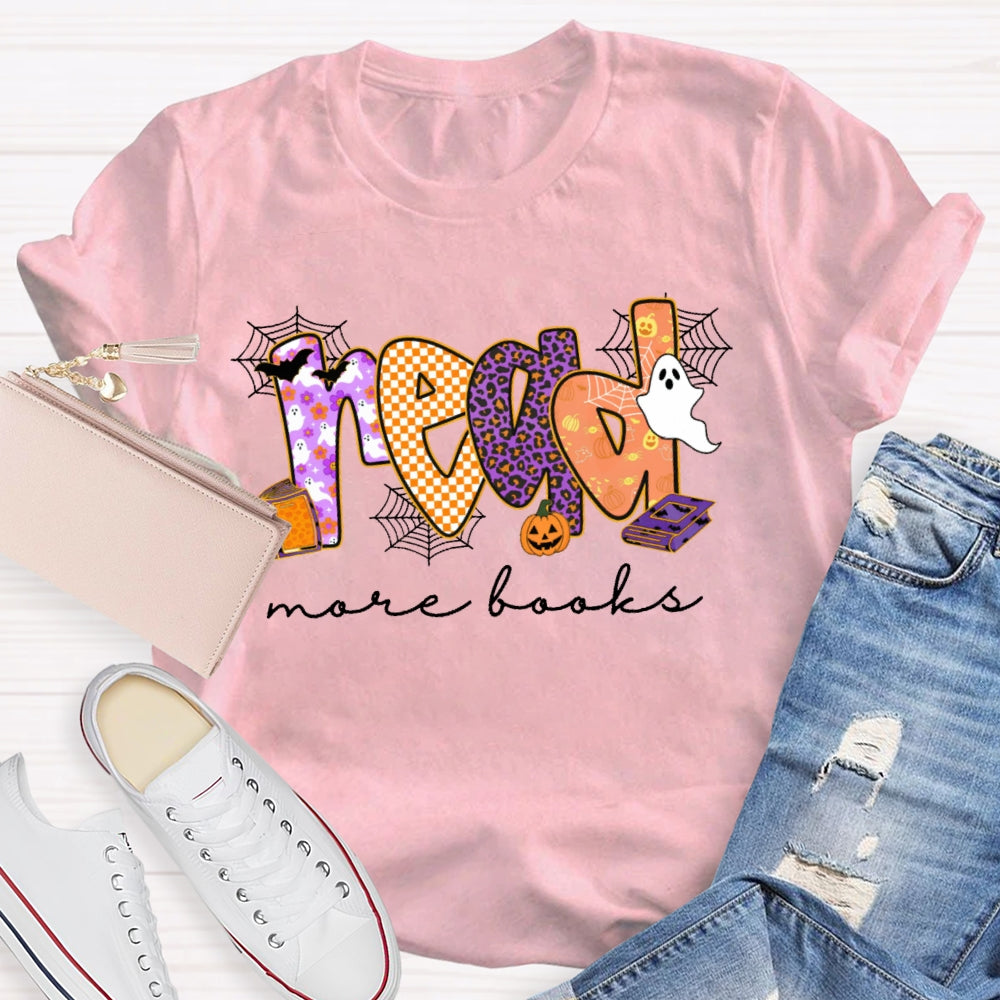 Read More Books Halloween Funny T-shirt