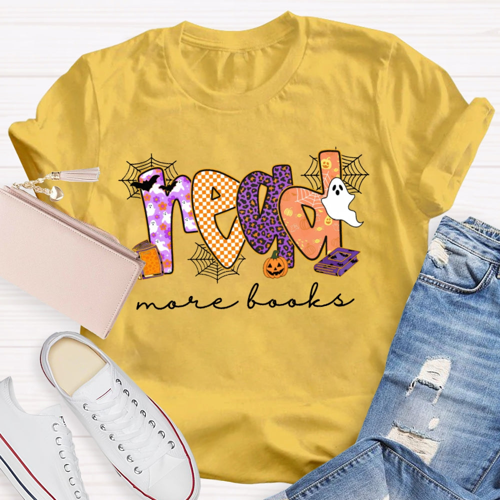 Read More Books Halloween Funny T-shirt