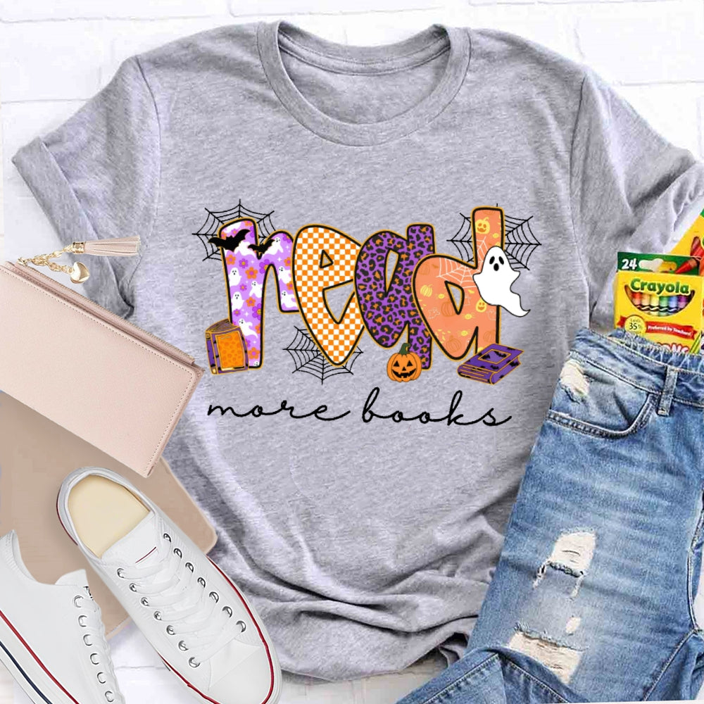 Read More Books Halloween Funny T-shirt