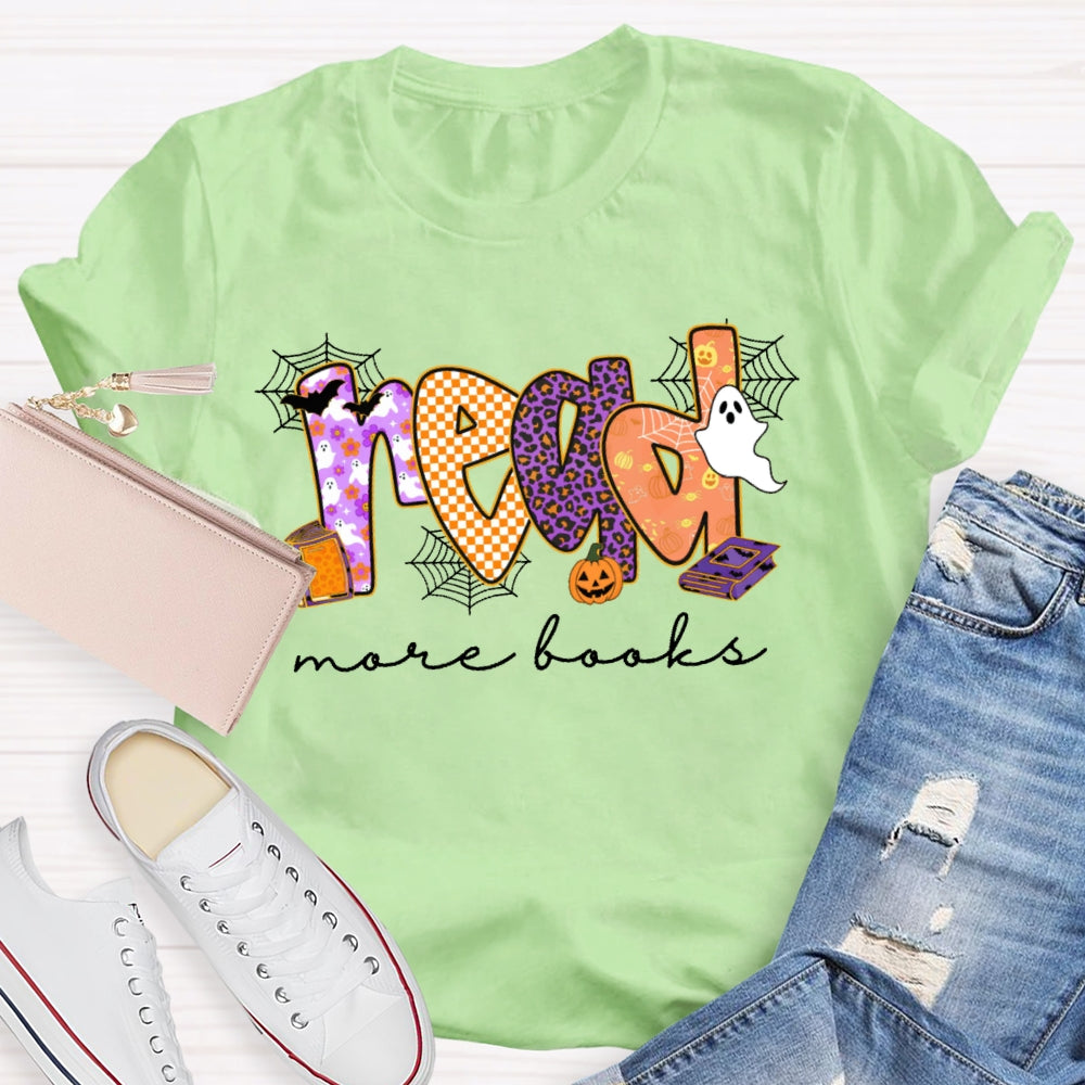 Read More Books Halloween Funny T-shirt