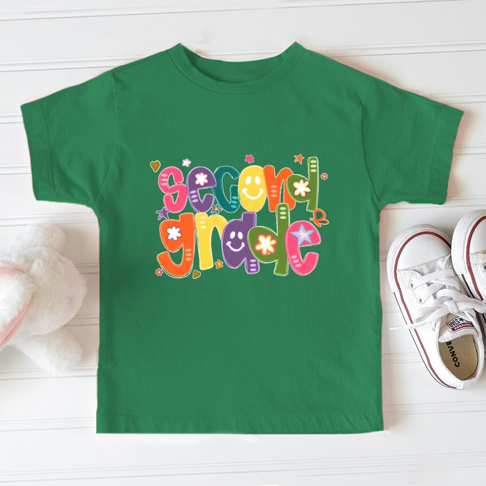 Personalized Grade Second Grade Toddler&Kids Tees
