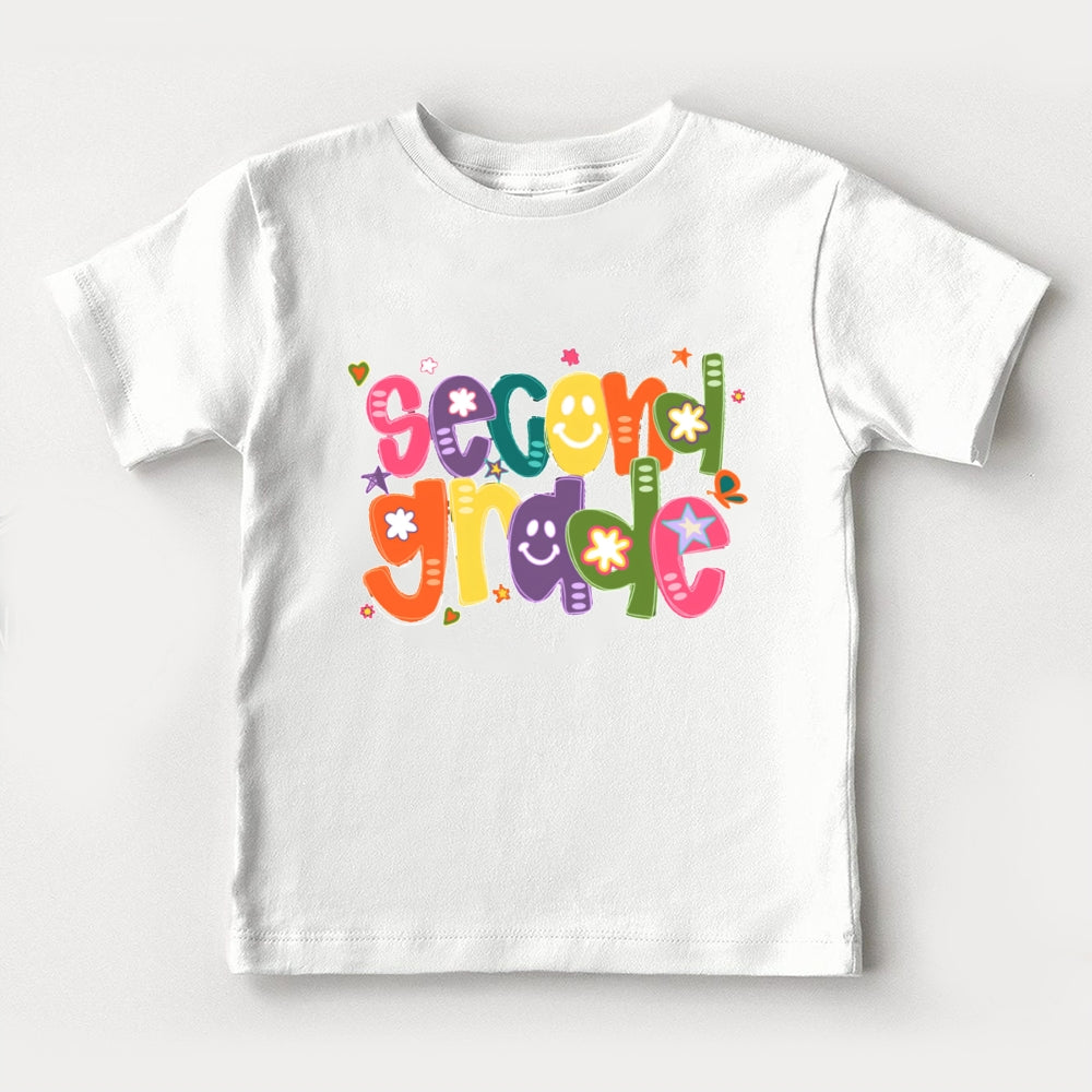 Personalized Grade Second Grade Toddler&Kids Tees