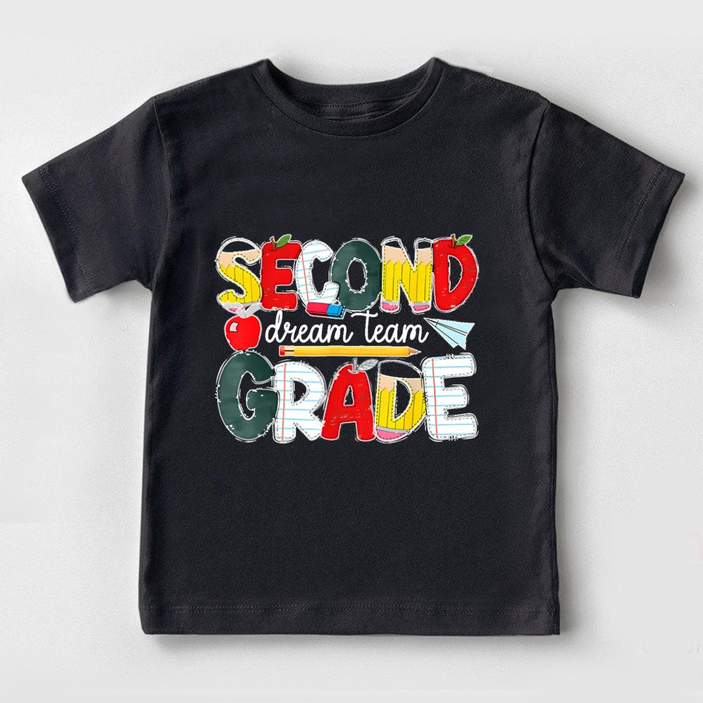 Personalized Grade Dream Team 2nd Grade  Toddler&Kids Tees