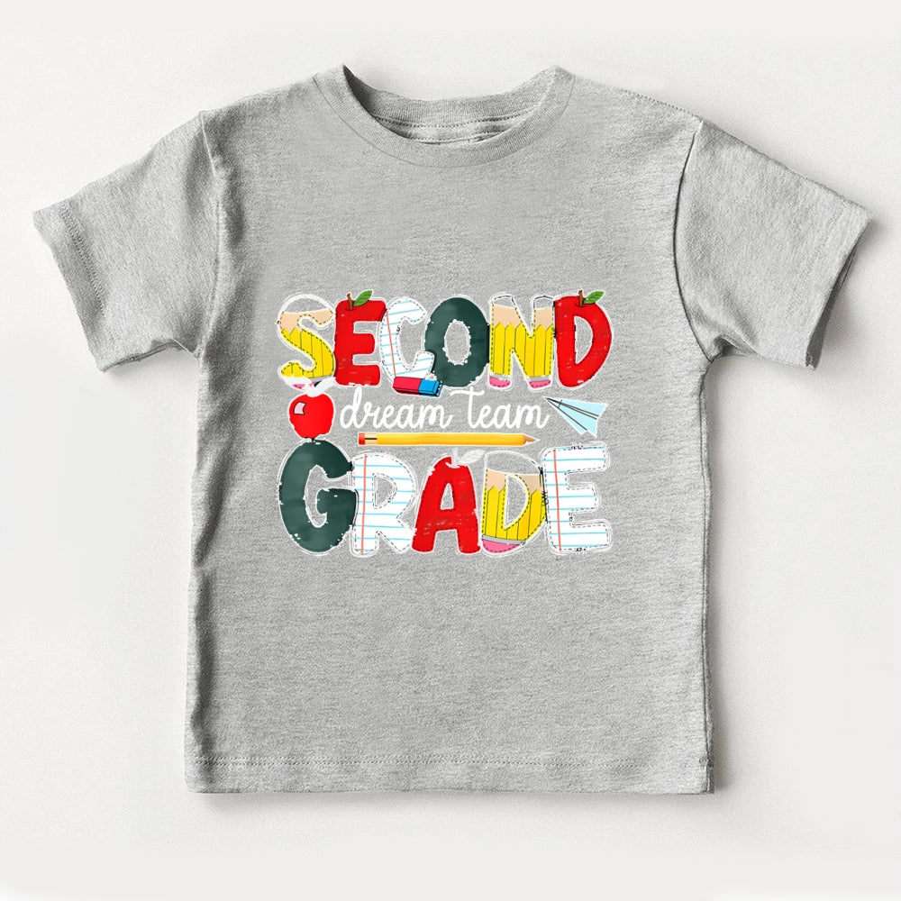 Personalized Grade Dream Team 2nd Grade  Toddler&Kids Tees