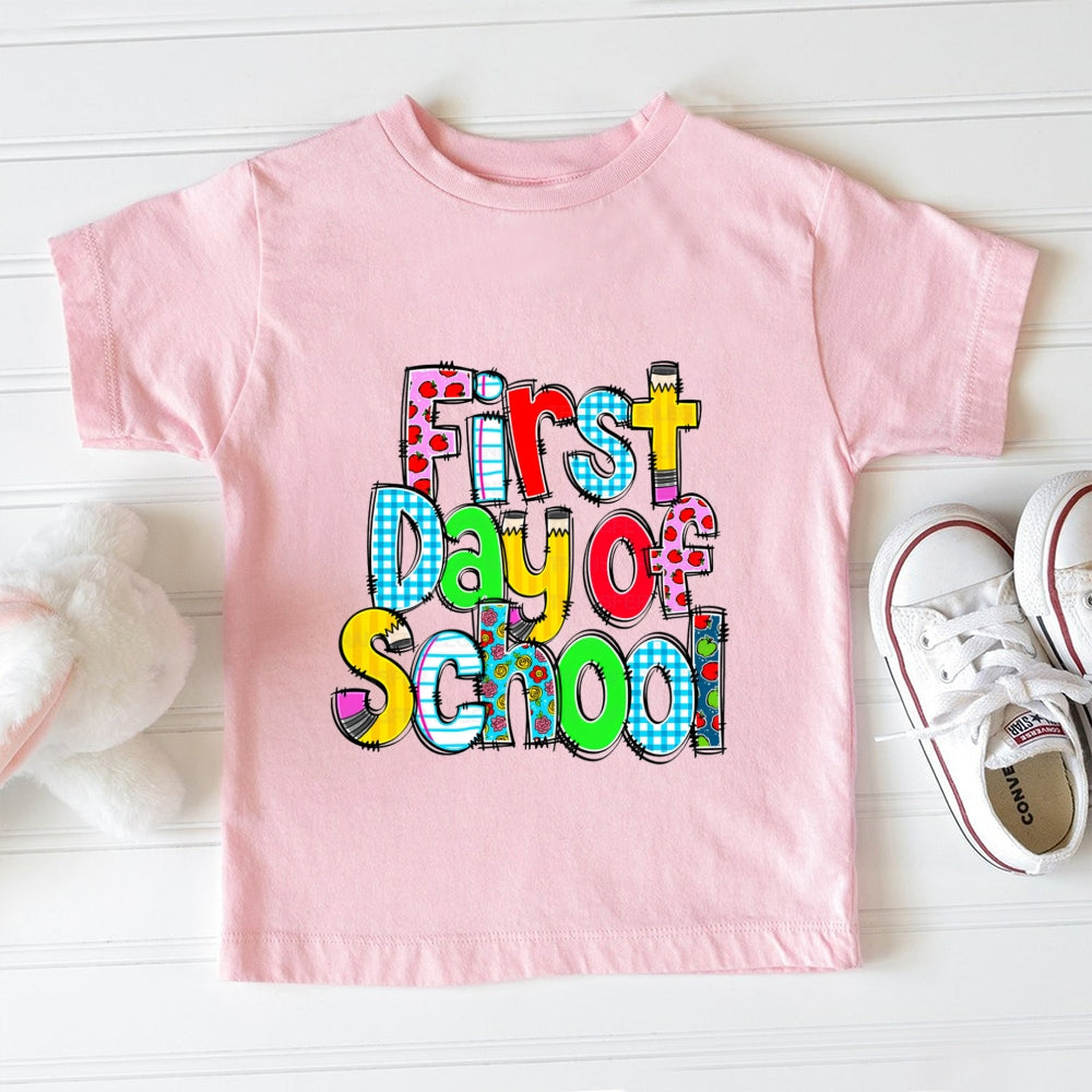 First Day Of School  Toddler&Kids Tees