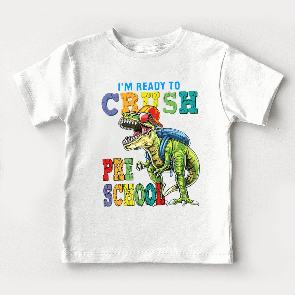 Personalized Grade I'M Ready To Crush Preschool Toddler&Kids Tees