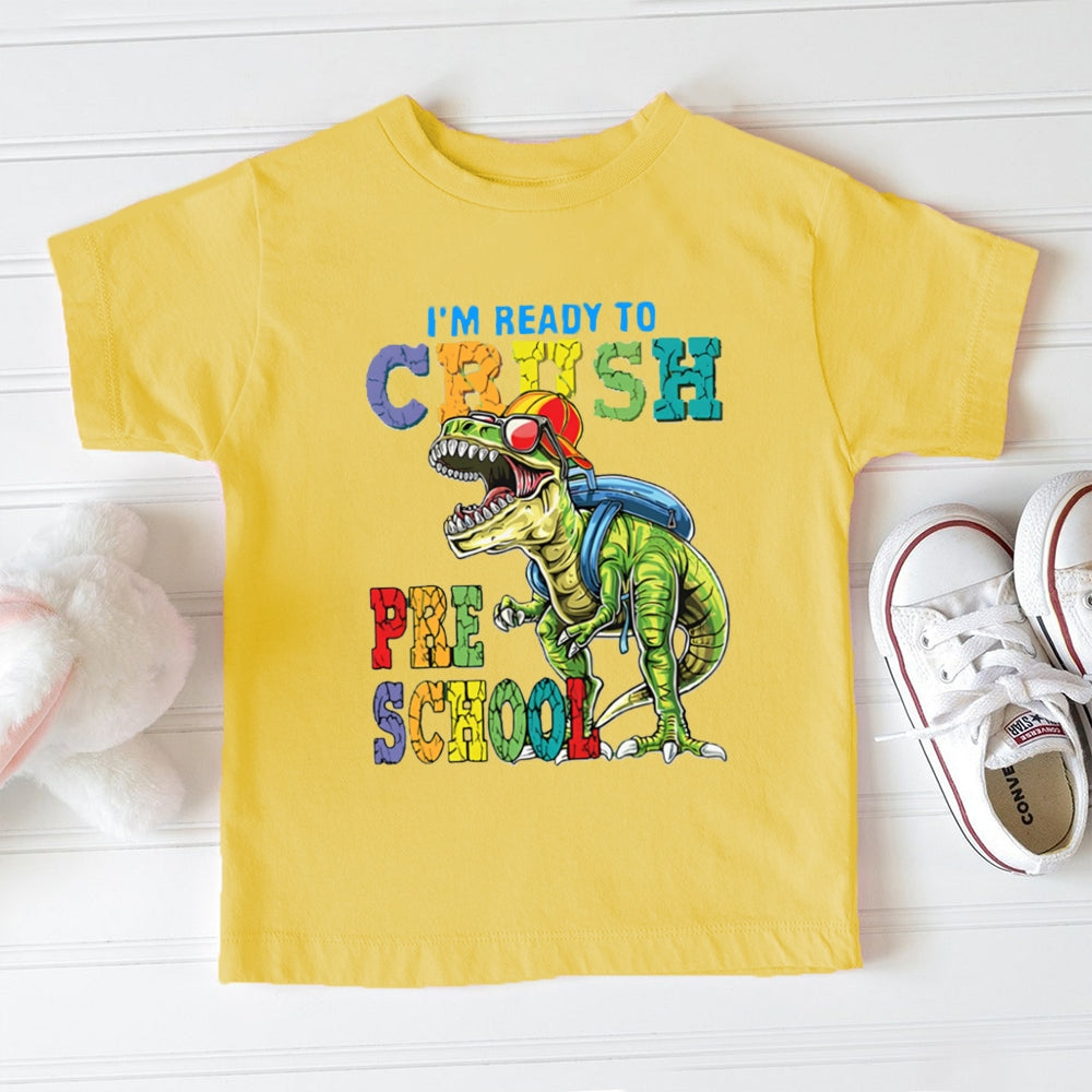 Personalized Grade I'M Ready To Crush Preschool Toddler&Kids Tees