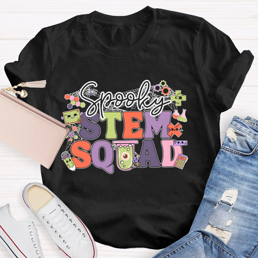 Spooky Stem Teacher Halloween T-shirt