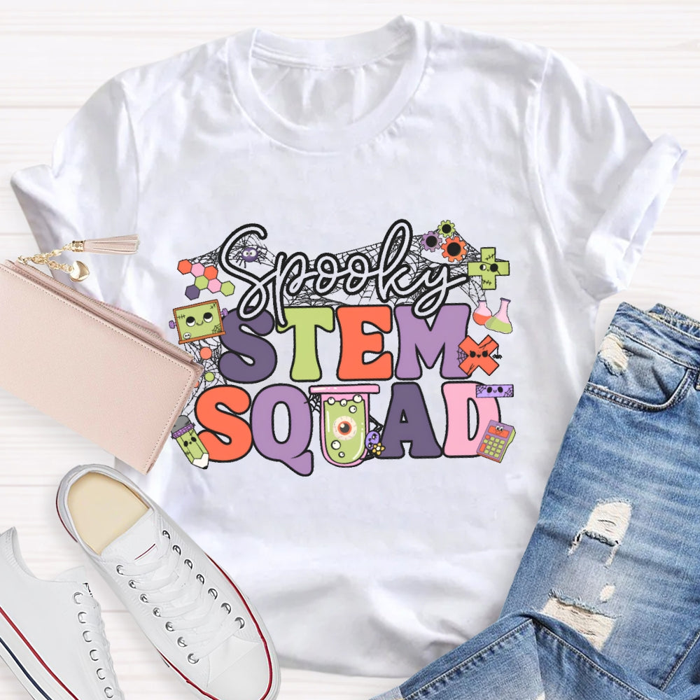 Spooky Stem Teacher Halloween T-shirt