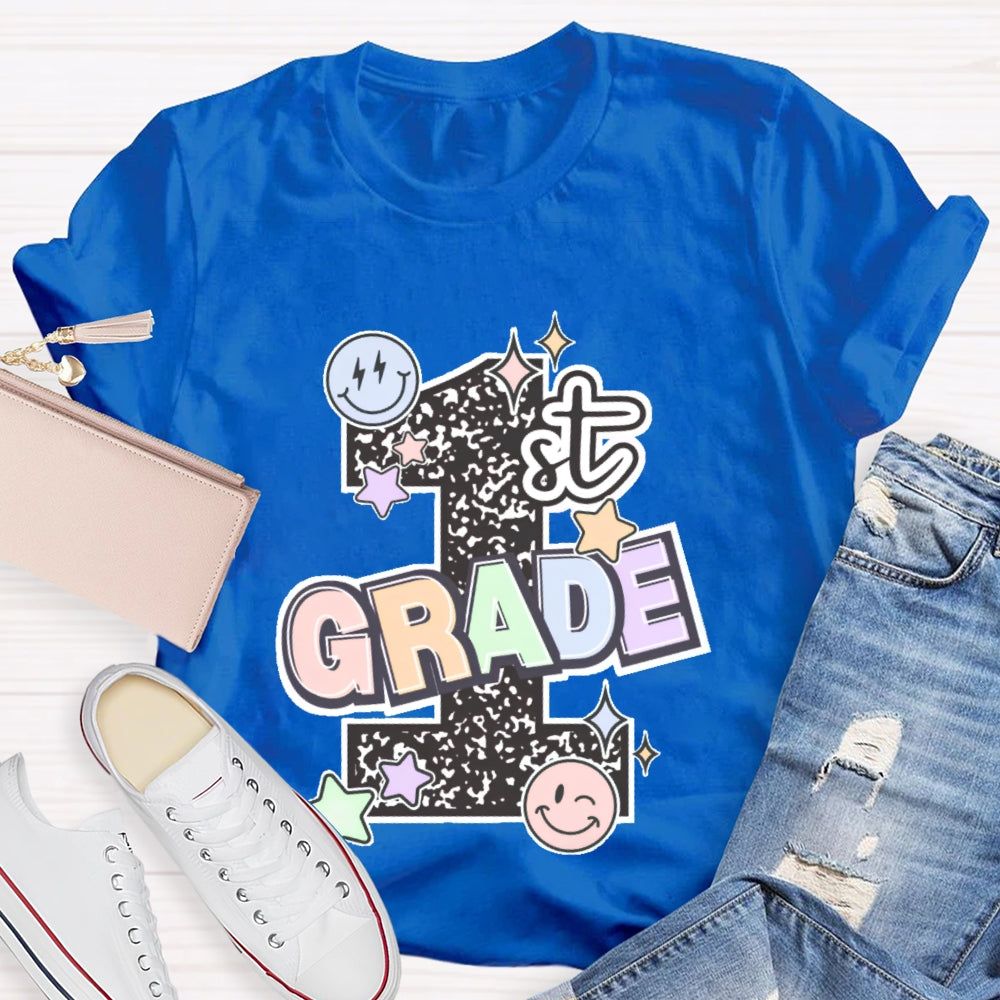 Personalized Grade 1st Grade Letters Funny T-shirt