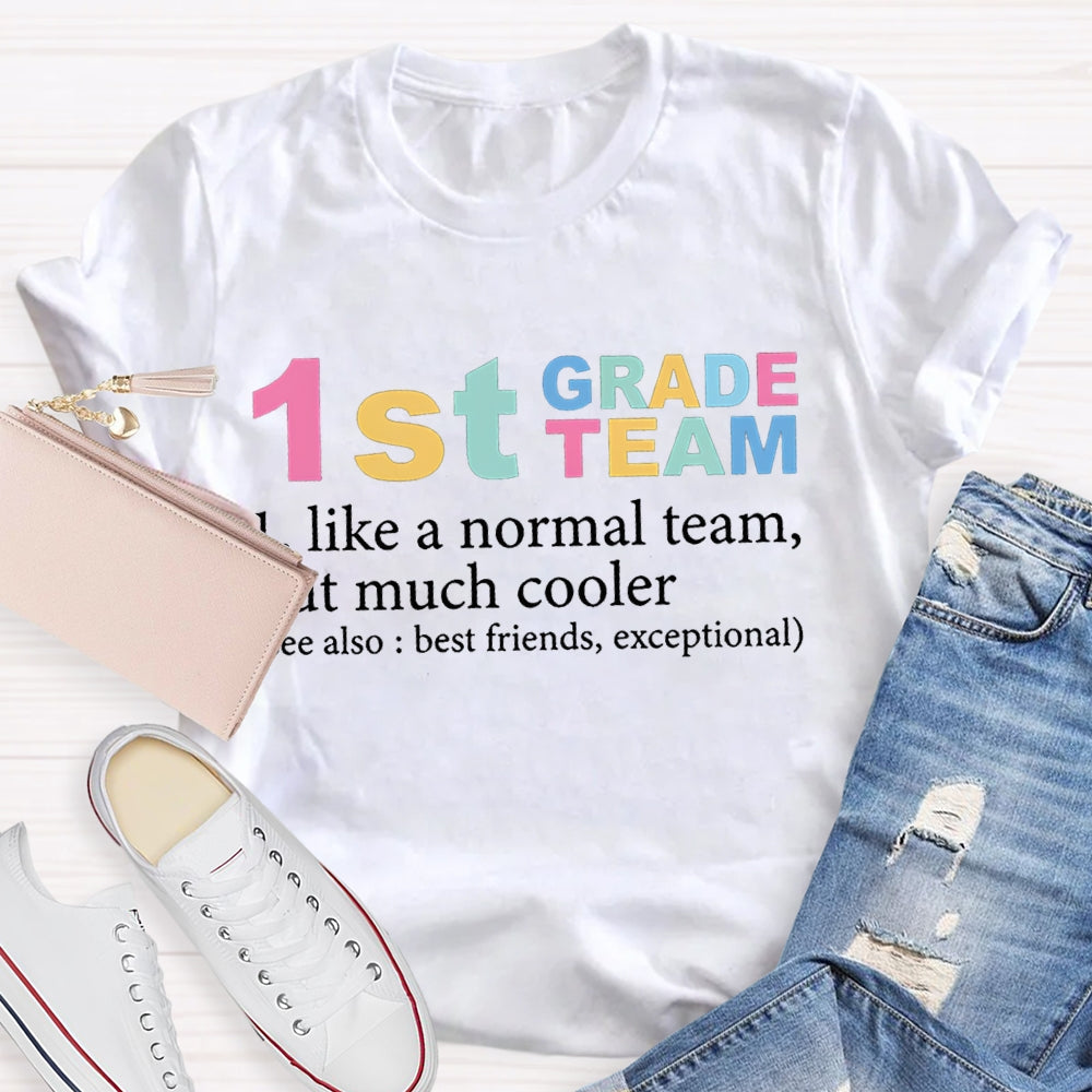 Personalized Team Grade Back To School Teacher T-Shirt
