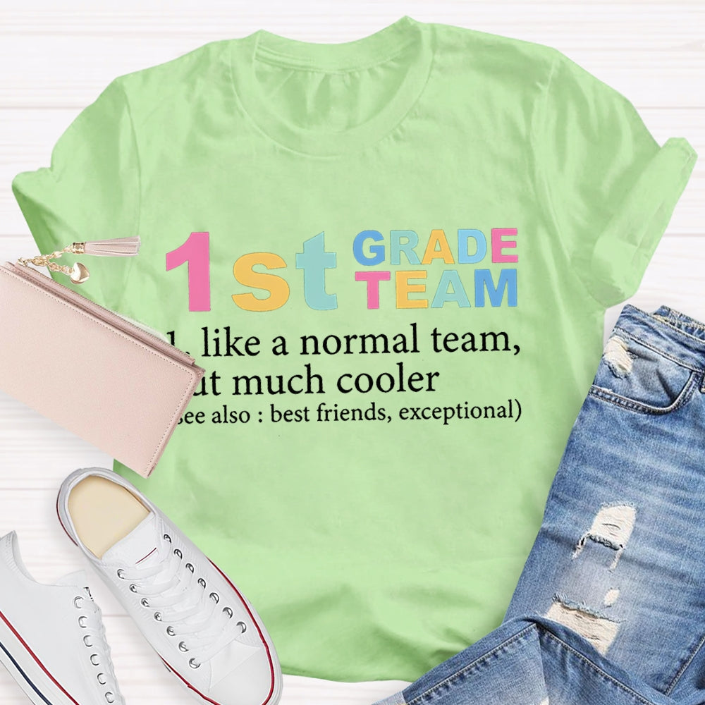 Personalized Team Grade Back To School Teacher T-Shirt