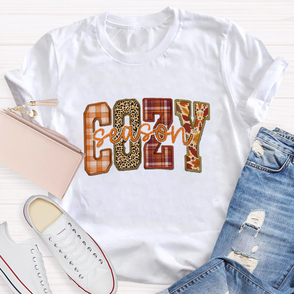 Cozy Season Fall Vies T-Shirt