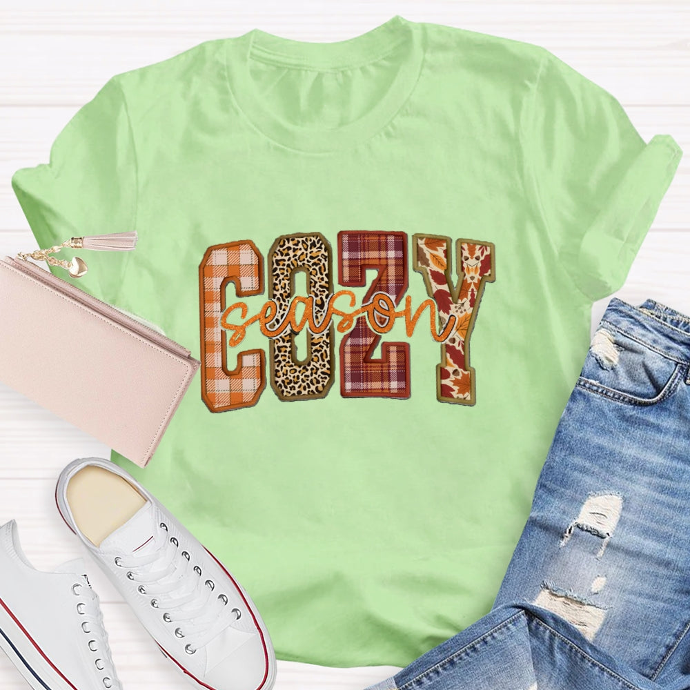 Cozy Season Fall Vies T-Shirt