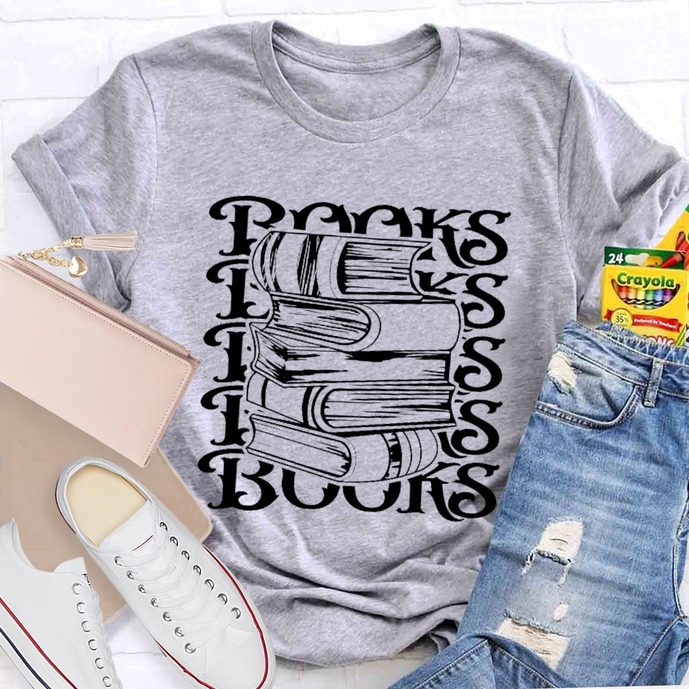 Books Reading Enthusiast Funny  T-shirt