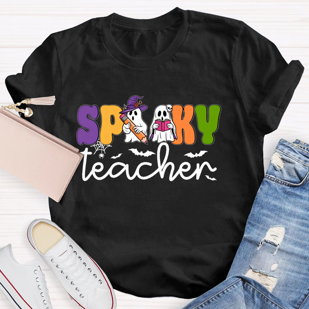 Spooky Teacher Graphic T-shirt
