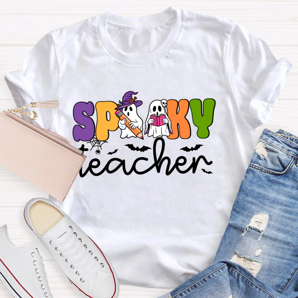Spooky Teacher Graphic T-shirt