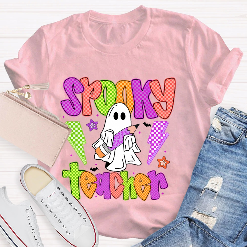 Spooky Teacher Halloween Funny T-shirt
