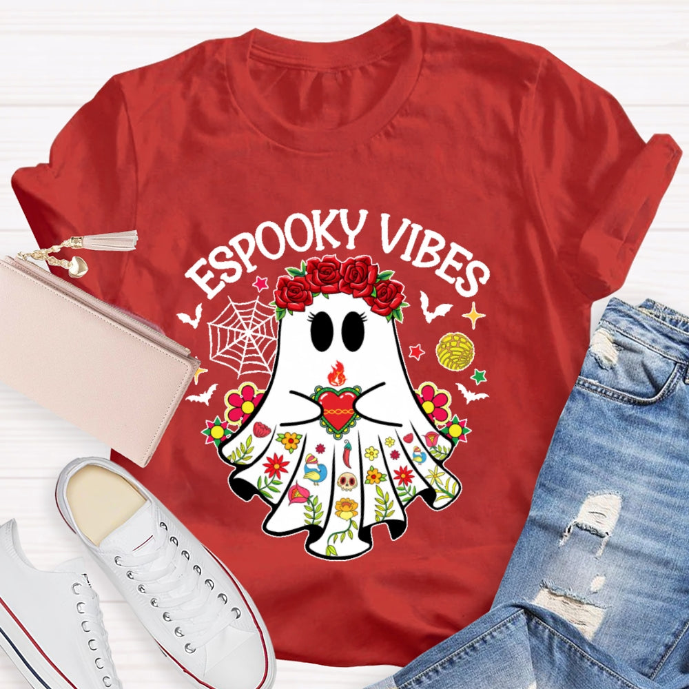 Espooky Vibes Halloween Ghost Funny T-shirt