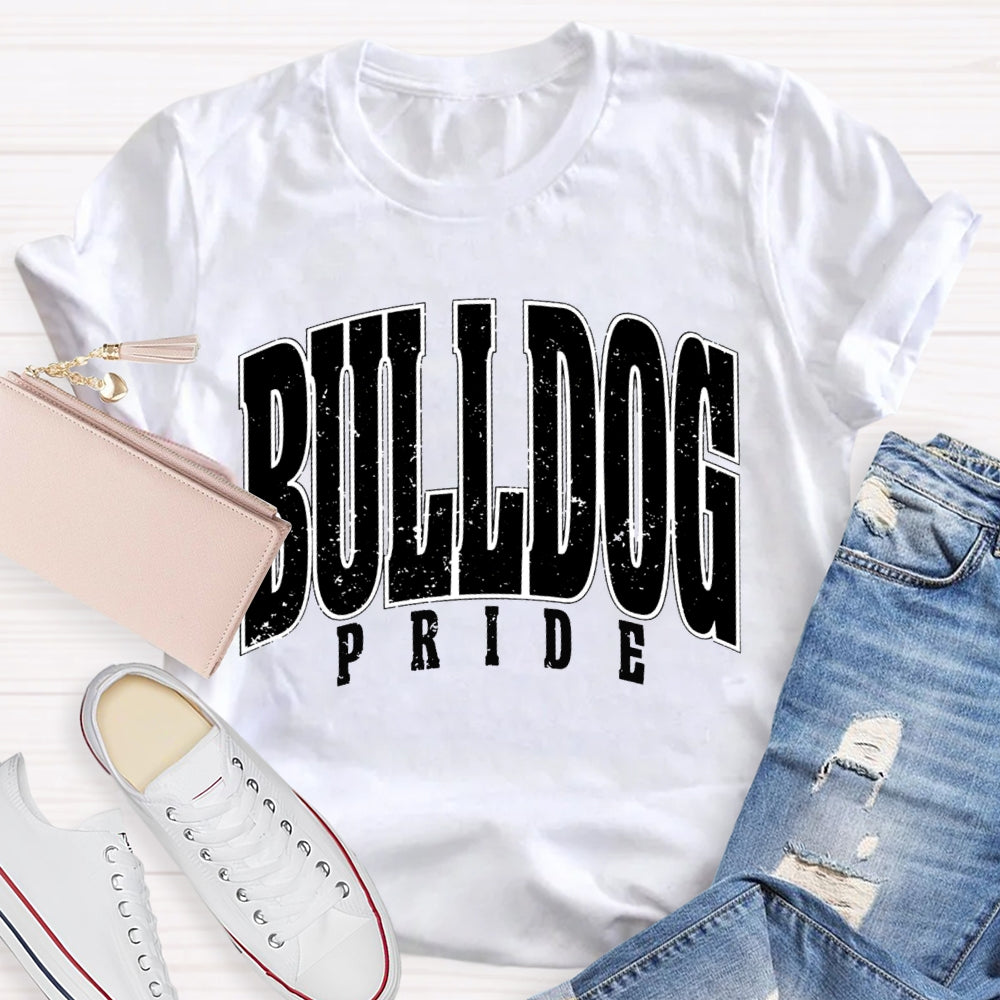 Personalized Mascot Bulldog Pride T-shirt